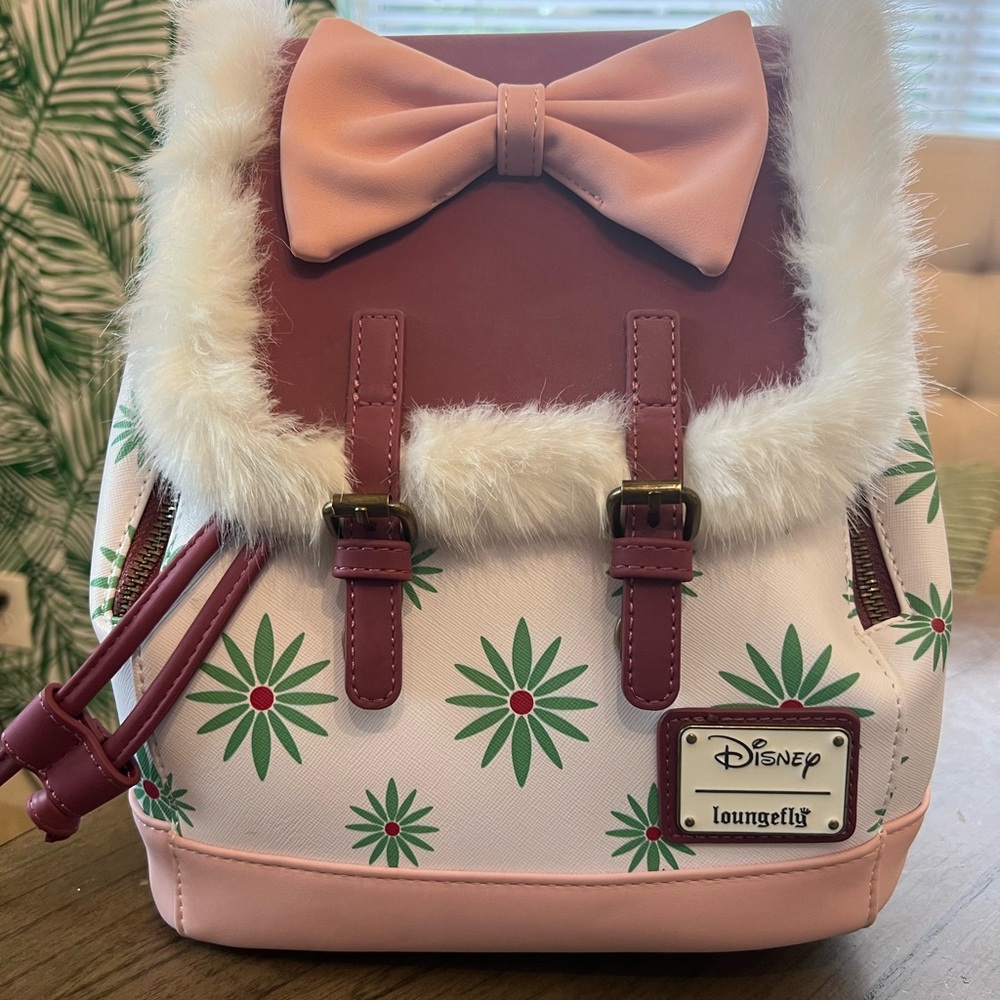 Disney Loungefly Floral Backpack with Bow